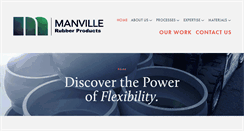 Desktop Screenshot of manvillerubber.com